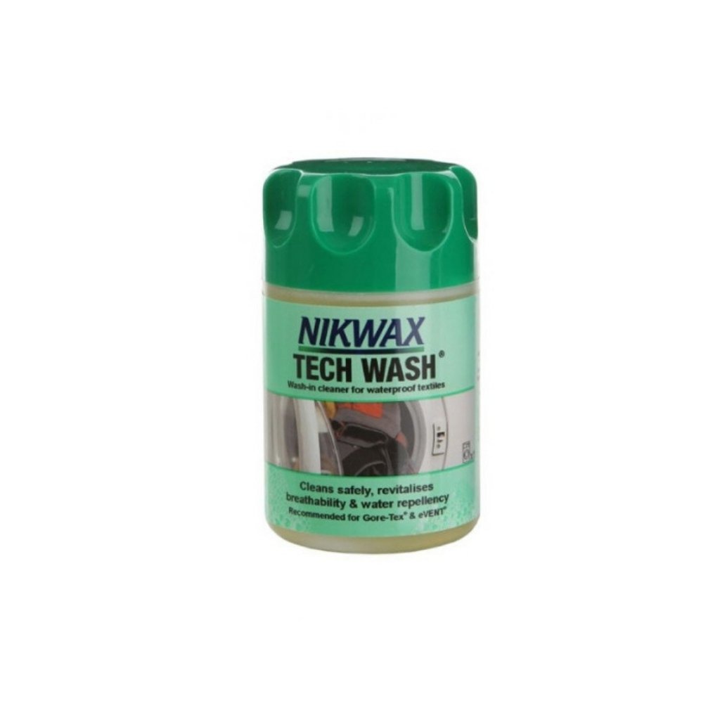 Nikwax Tech Wash 150ml  Wet Weather Clothing and Equipment Cleaner –  Further Faster